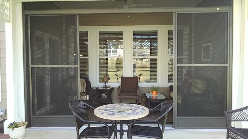 Screened Porch and Pergola Combo