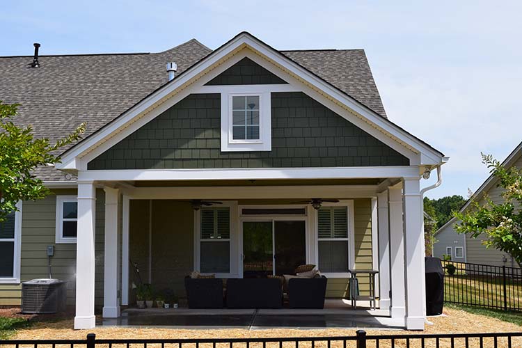 Covered Porch in the Vineyards of Lake Wylie