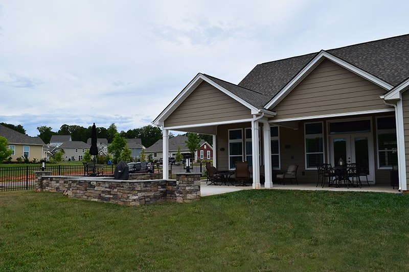 Covered Porch in the Vineyards of Lake Wylie