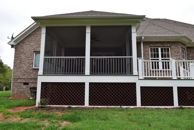Davidson, NC Screen Porch with Grilling Deck from JAG Construction