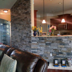 Living Room Stone Wall - JAG Construction