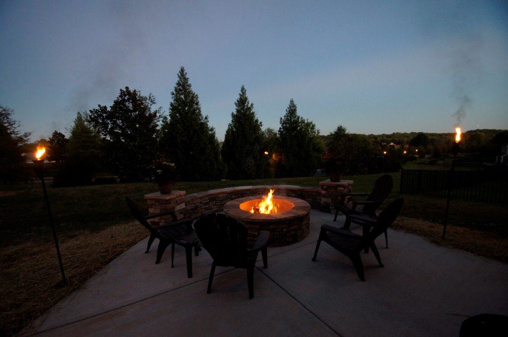 Stone Fire Pit And Patio From Jag, Jag Fire Pit