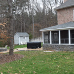 Lake Norman 3 Seasons Room, Hot Tub Area, Fire Pit