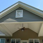 Cornelius, NC Covered Porch with Vaulted Ceiling