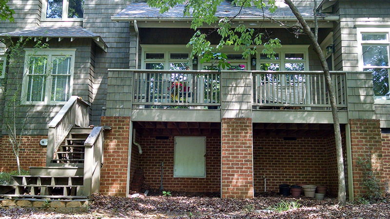 Before Image of JAG Construction Screen Porch Project