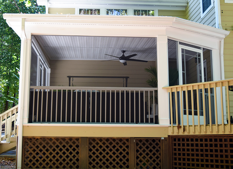 JAG Construction Screen Porch in Mooresville, NC