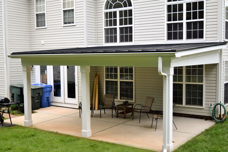 Shed Roof Covered Porch, Mooresville NC