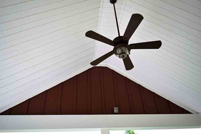 Covered Porch Ceiling - JAG Construction