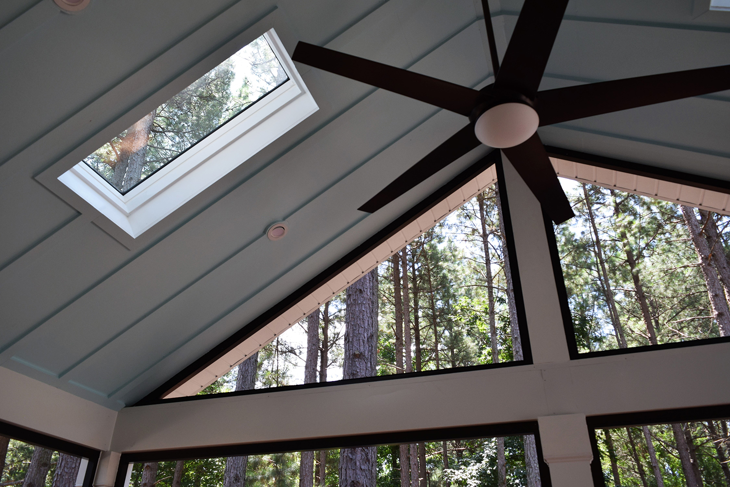 JAG Construction Screen Porch Skylight Ceiling