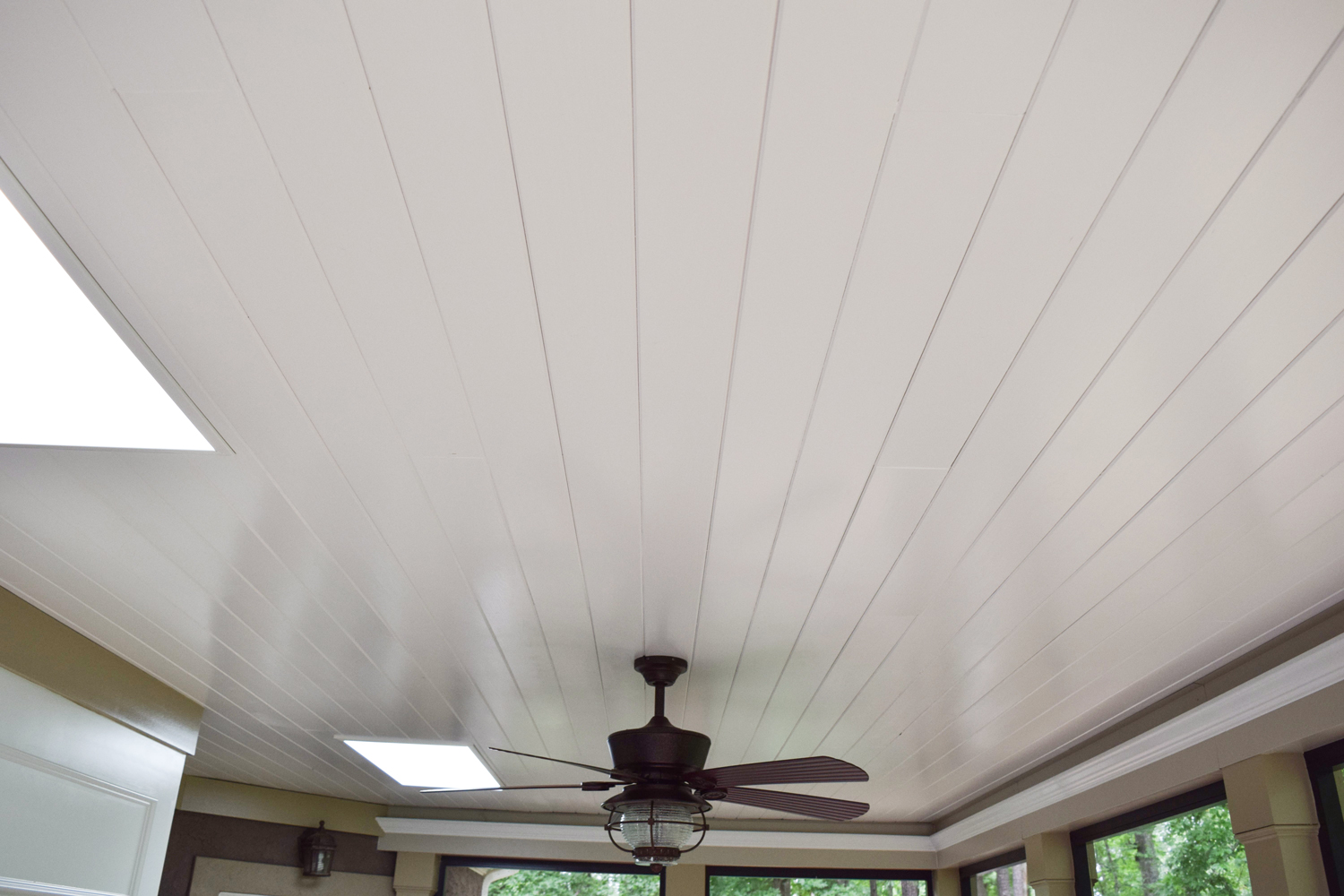 Screen Porch Interior, Ceiling, Denver NC