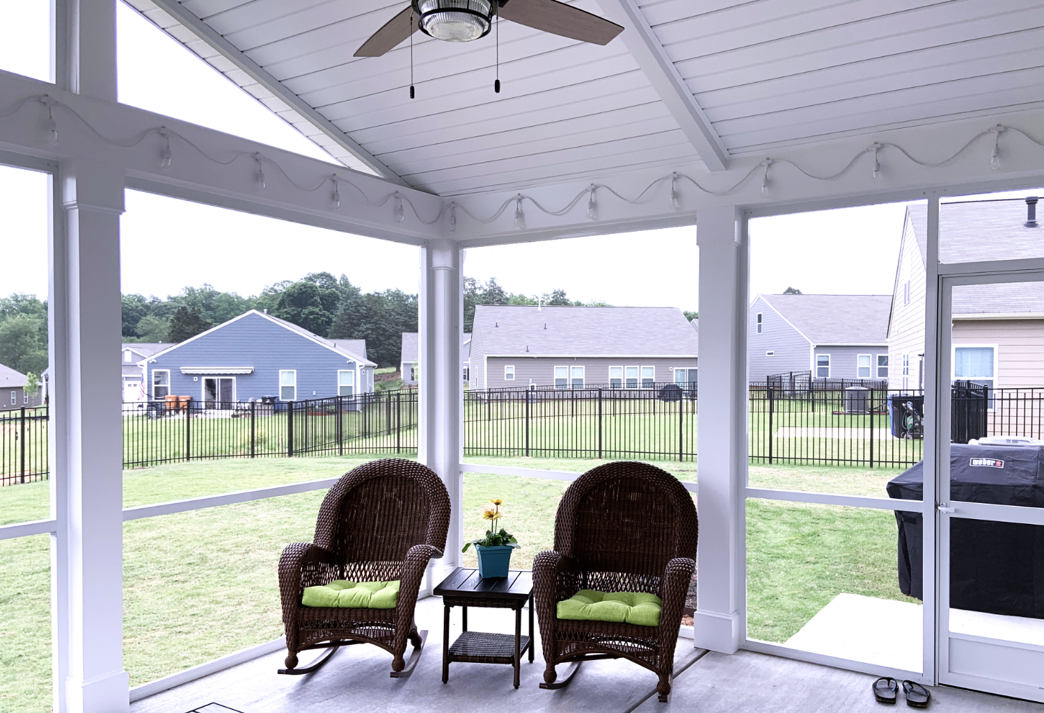 Interior, Screen Porch in Mooresville