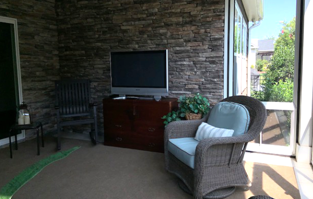 Interior, screen porch, JAG Construction