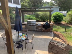 Outdoor Grilling Station in Terrell NC