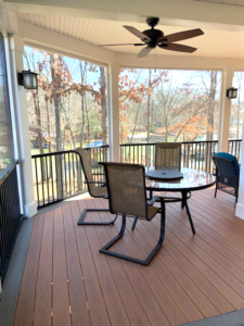 Screen Porch Build on Lake Norman, NC