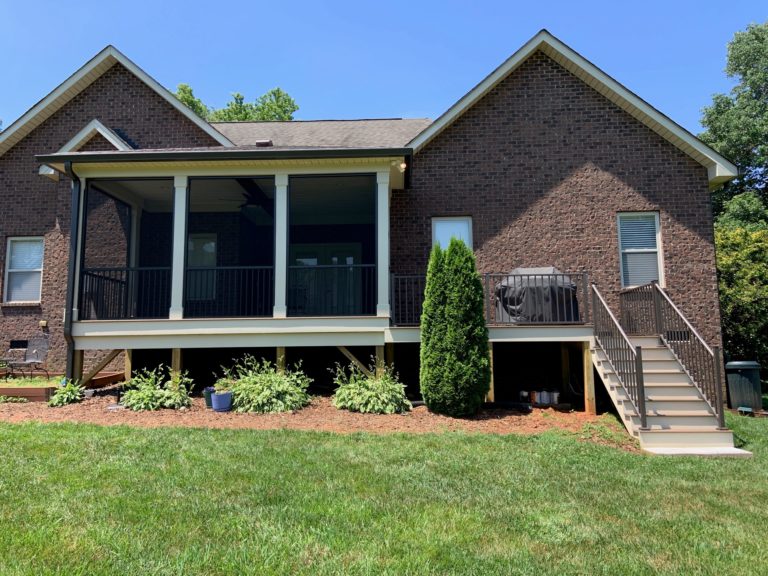 JAG Construction, Screen Porch Project, Lake Norman, Davidson