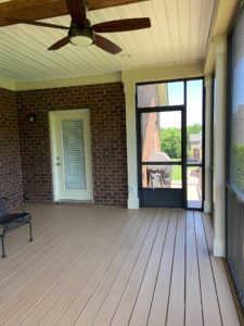 Screen Porch Flooring, Interior, JAG Construction