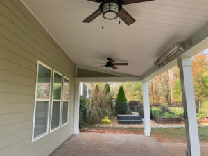 Covered Porch Ceiling in Charlotte