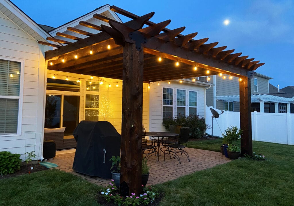 Cedar Pergola in Mooresville, NC